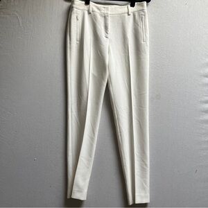 Akris Punto Cream High Waisted Slim Ankle Pants US 8